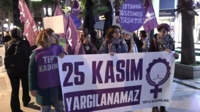 25 Kasım Kadına Yönelik Şiddete Karşı Mücadele Günü’nde İstanbul’da gözaltına