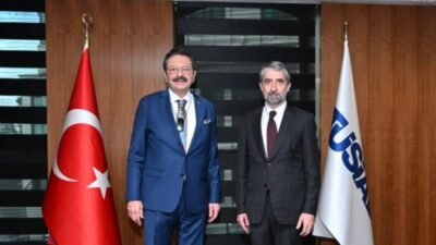 TOBB Başkanı Rifat Hisarcıklıoğlu ve beraberindeki heyet, TÜSİAD’ı ziyaret etti.