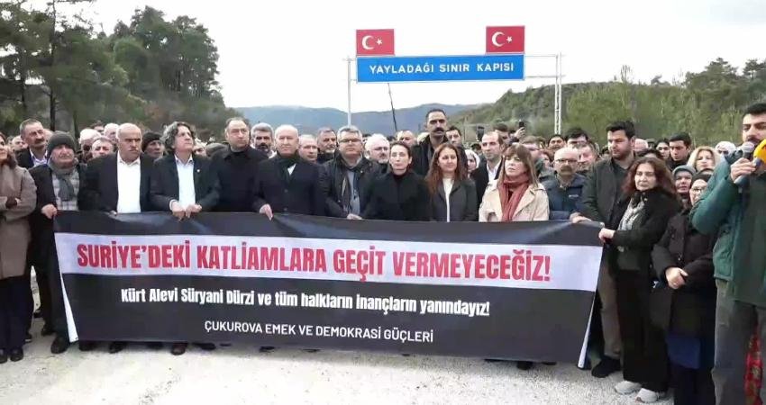 Tülay Hatimoğulları: “Halep’e Kürt halkına yapılan saldırı barış sürecine sıkılan bir kurşundur” Çukurova Emek ve Demokrasi Güçleri’nin çağrısıyla Adana, Mersin, Osmaniye ve