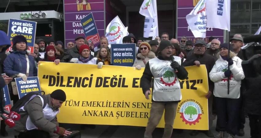 Tüm Emeklilerin Sendikası Çankaya Şube Başkanı Adem Çiftçi, "İktidar ve