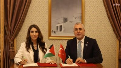 Çalışma ve Sosyal Güvenlik Bakanı Vedat Işıkhan, Türkiye ile Filistin