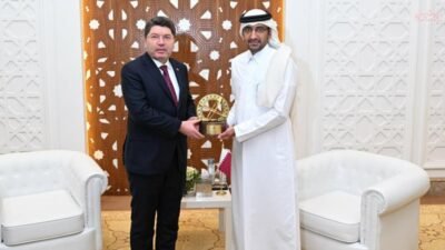 Adalet Bakanı Yılmaz Tunç, Katar Adalet Bakanı İbrahim bin Ali