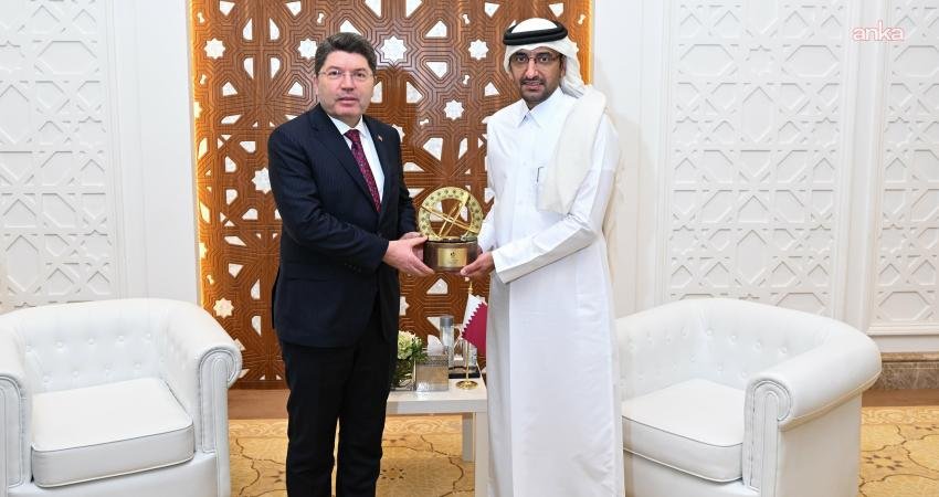 Adalet Bakanı Yılmaz Tunç, Katar Adalet Bakanı İbrahim bin Ali