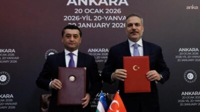 Dışişleri Bakanı Hakan Fidan ve Özbekistan Dışişleri Bakanı Bahtiyor Saidov,