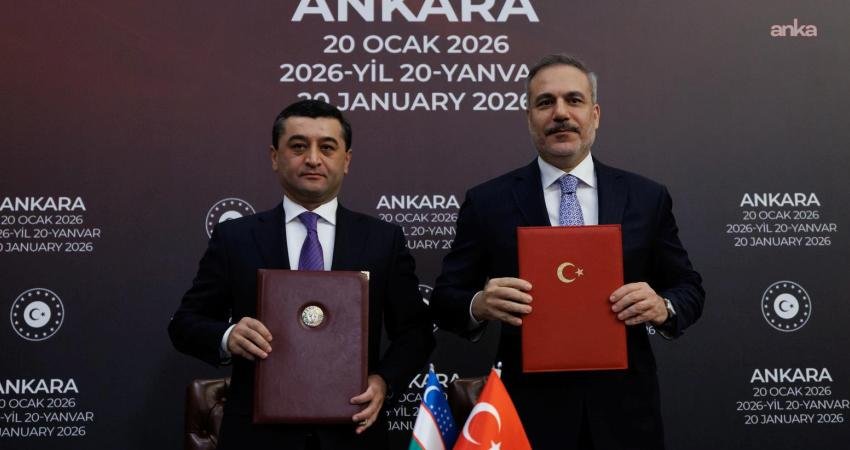 Dışişleri Bakanı Hakan Fidan ve Özbekistan Dışişleri Bakanı Bahtiyor Saidov,