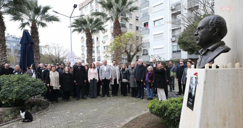 Gazeteci-yazar Uğur Mumcu, katledilişinin 33. yılında Karşıyaka Belediyesi tarafından düzenlenen