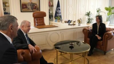 Zafer Partisi Genel Başkanı Ümit Özdağ, Üsküdar Belediyesi Başkanı Sinem