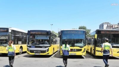 Üsküdar’da İETT otobüs şoförü, trafikte yaşanan tartışma sonrası uygun olmayan