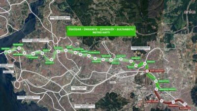 İstanbul Büyükşehir Belediyesi, M5 Üsküdar–Samandıra Metro Hattı’nın Samandıra Merkez–Sultanbeyli uzatma