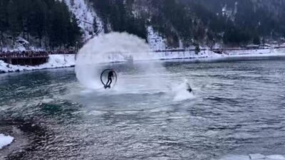 Uzungöl’de ilki gerçekleştirilen Kış Festivali sona erdi.