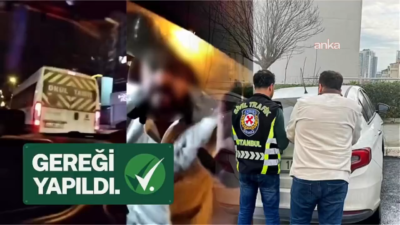 İstanbul’un Esenyurt ilçesinde aracıyla bir başka sürücünün önünü kesip saldıran