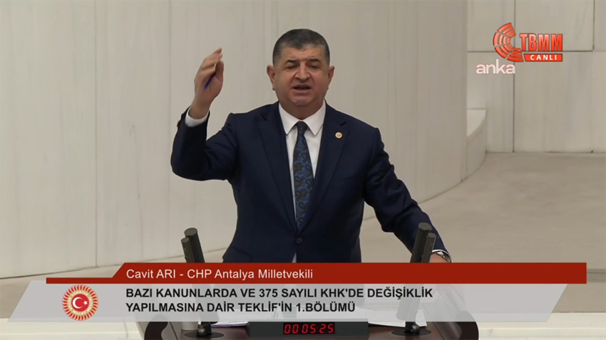 CHP’li Arı: “16 milyon emekli kendine gelir ve bu iktidara ders verirse ilk seçimde gidiciler” CHP Antalya Milletvekili Cavit Arı, Türkiye’de 16 milyon emeklinin tamamının