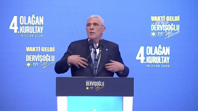 İYİ Parti Genel Başkanı Müsavat Dervişoğlu, tek aday olarak girdiği partisinin