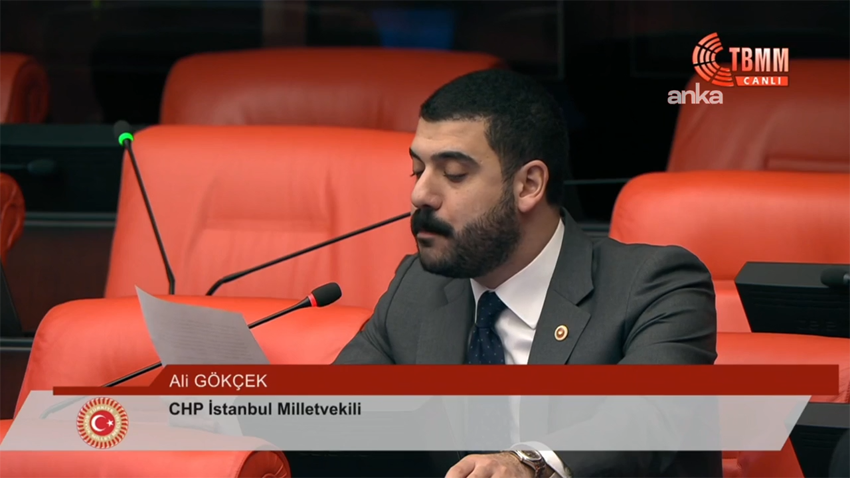 CHP İstanbul Milletvekili Ali Gökçek, "Yıllarca bu ülke için ter döken,