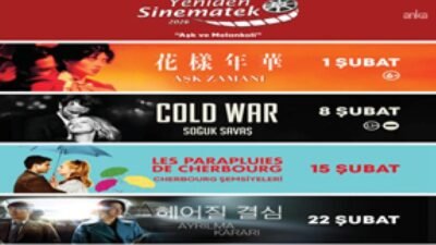 İzmir Büyükşehir Belediyesi’nin Yeniden Sinematek gösterimleri, şubat ayında “Aşk ve