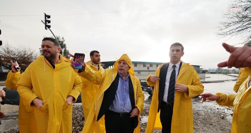 Yüreğir Belediyesi, Adana genelinde etkili olan yoğun yağışlar nedeniyle kriz