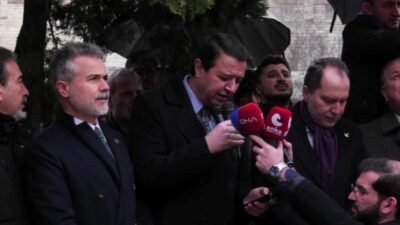 Yeniden Refah Partisi Genel Başkanı Fatih Erbakan ve Saadet Partisi