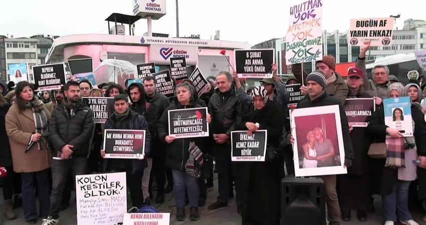 Adalet Peşinde Aileleri Platformu tarafından, 6 Şubat depremlerinde yaşamını yitirenler