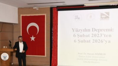 Çiğli Belediyesi’nin 6 Şubat depremlerinin yıl dönümünde düzenlediği Deprem Forumu'nda