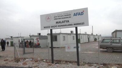6 Şubat depremlerinin ardından oluşturulan Malatya İkizce Geçici Konaklama Merkezi’nde