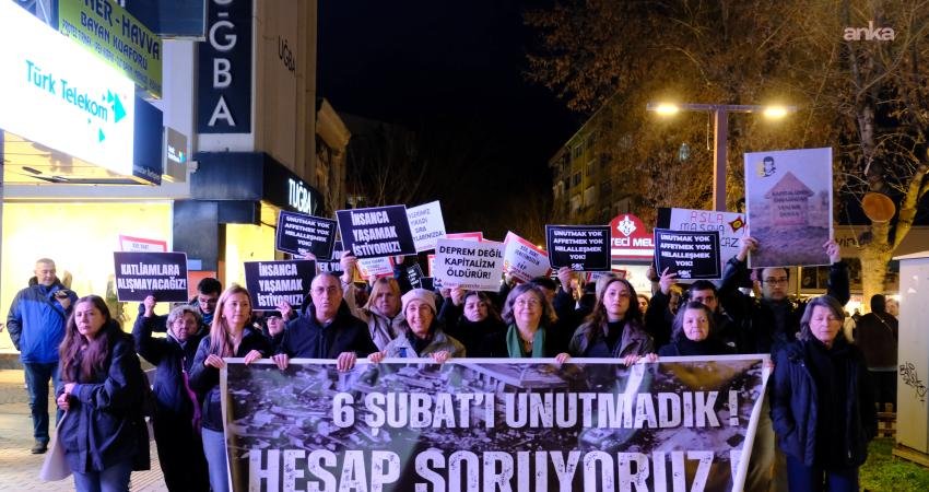 6 Şubat depremlerinin üçüncü yılı nedeniyle Eskişehir Köprübaşı’nda bir araya