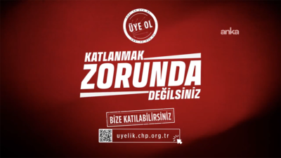 CHP, yayımladığı video mesajla yurttaşları partiye üye olmaya davet etti.