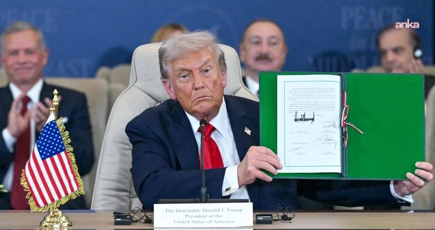 Gazze’deki barış anlaşmasına ilişkin çok sayıda soru işaretinin gölgesinde, ABD Başkanı Donald