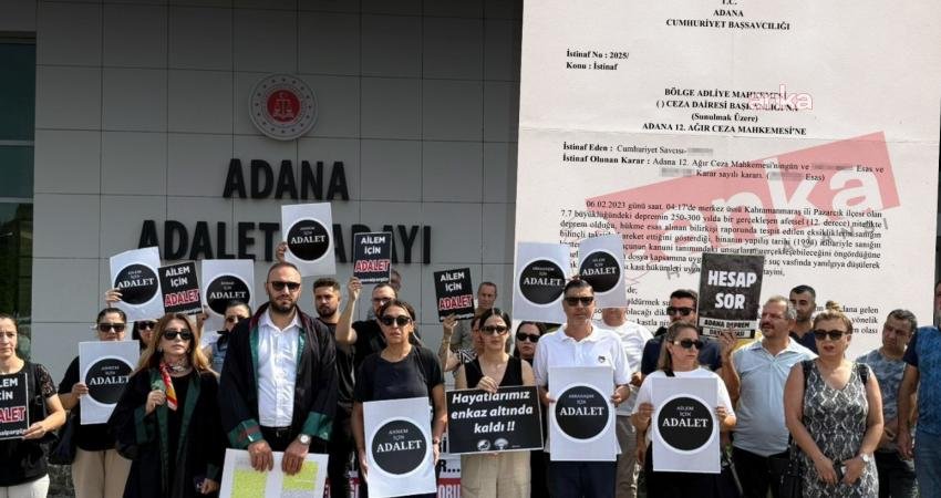 Adana Cumhuriyet Başsavcılığı, 6 Şubat depremlerinde yıkılan ve 96 kişinin