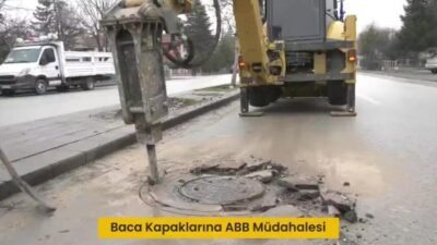 Ankara Büyükşehir Belediyesi, baca kapakları ve yağmur suyu ızgaralarını yol