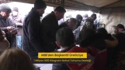 Ankara Büyükşehir Belediyesi (ABB), yüzde 50 hibe ile başlattığı nohut