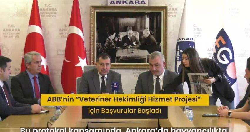 Ankara Büyükşehir Belediyesi’nin “Veteriner Hekimliği Hizmet Projesi” için başvurular başladı Ankara Büyükşehir Belediyesi’nin (ABB) kentteki hayvancılığı desteklemek amacıyla Ankara Veteriner