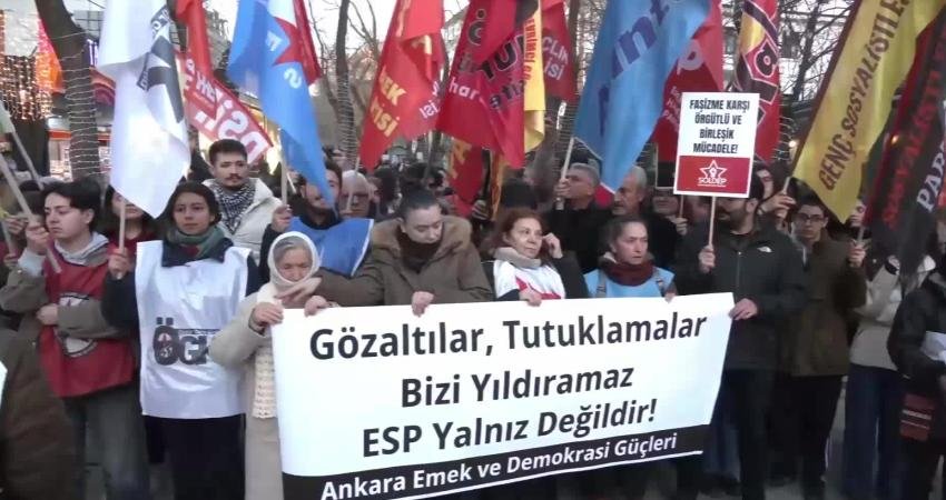 Ankara Emek ve Demokrasi Güçleri, sabah saatlerinde çok sayıda kişinin