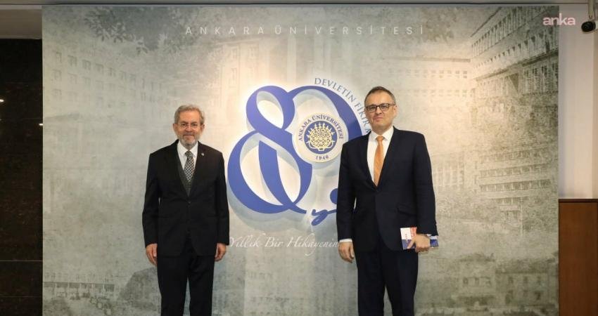 Ankara Üniversitesi Rektörü Prof. Dr. Necdet Ünüvar, Slovakya’nın Ankara Büyükelçisi