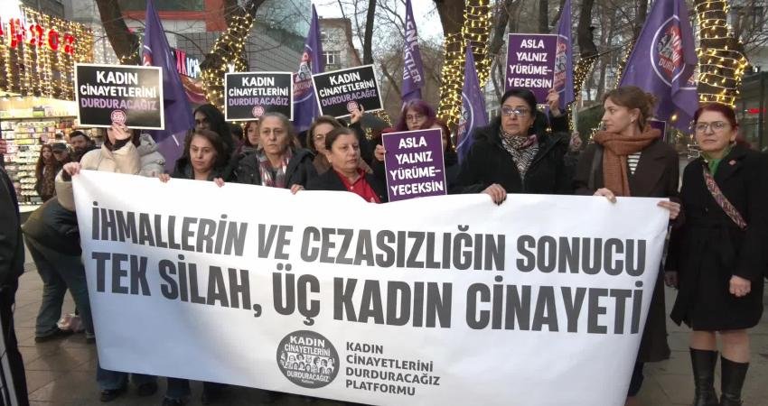 Kadın Cinayetlerini Durduracağız Platformu, cezaevinden izinli çıkan hükümlünün annesini, kızını