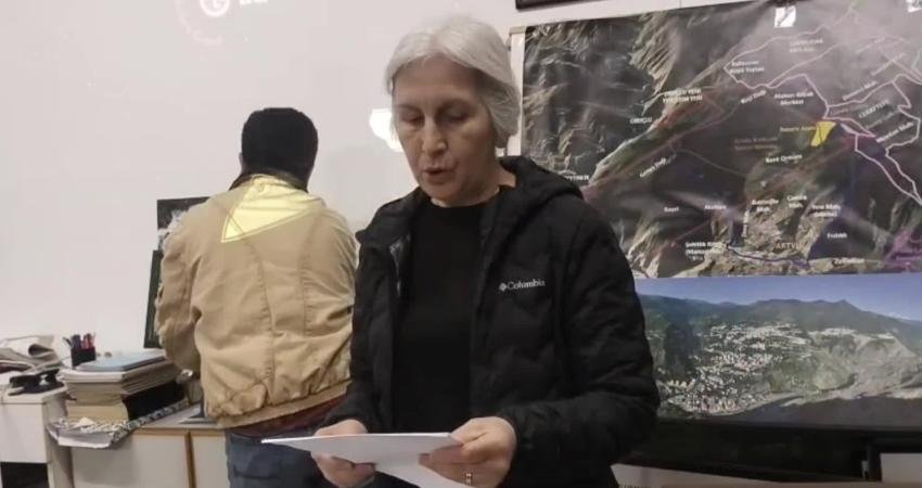 Yeşil Artvin Derneği öncülüğünde, Cerattepe’de 16 Şubat 2016’da yaşanan müdahalenin