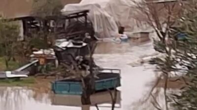 Muğla genelinde etkili olan sağanak ve fırtına nedeniyle dereler taştı,