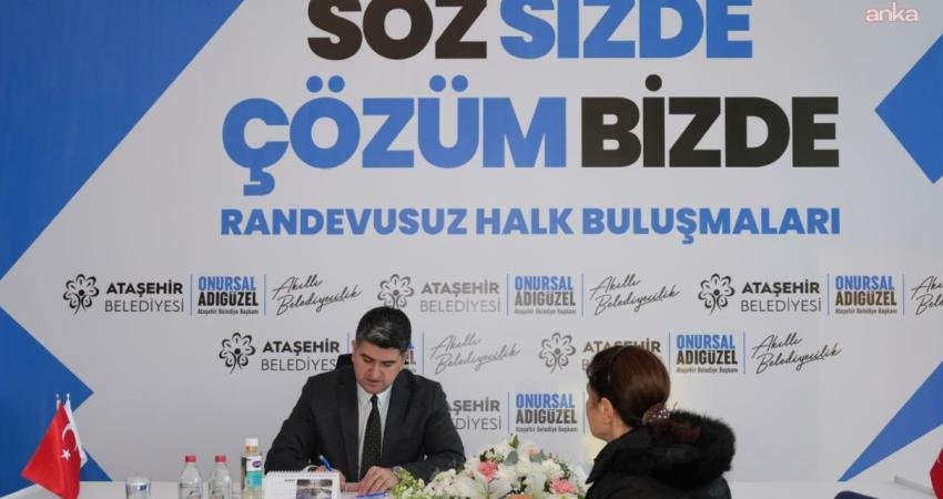 Ataşehir Belediyesi’nin "Söz Sizde Çözüm Bizde" sloganıyla hayata geçirdiği halk