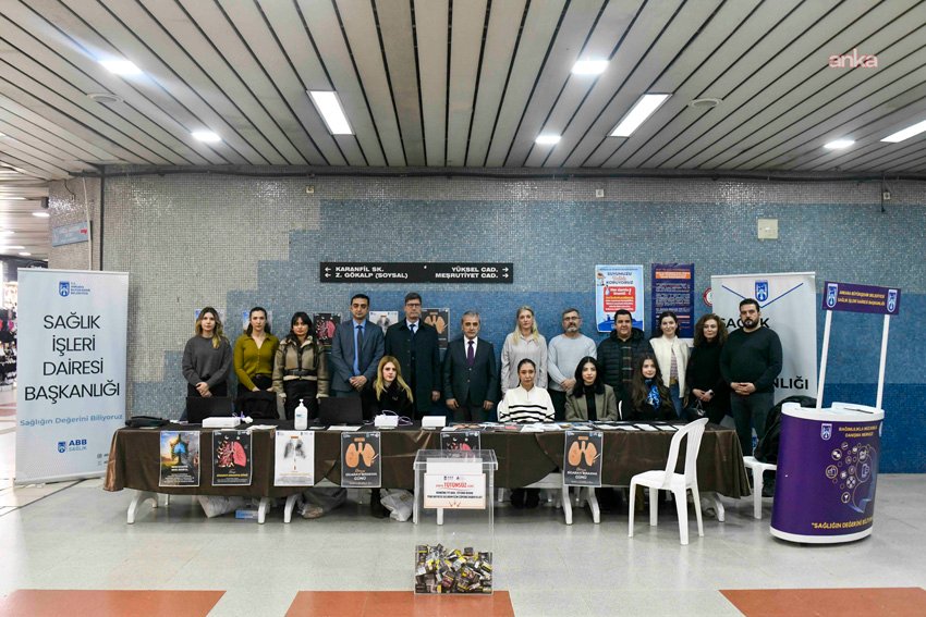 Ankara Büyükşehir Belediyesi, tütün kullanımının bireysel ve toplumsal sağlık üzerindeki