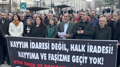 Van Emek ve Demokrasi Platformu, Van Büyükşehir Belediyesi’ne kayyım atamasının yıl