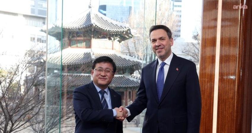 Bakan Bayraktar, Güney Kore İklim, Enerji ve Çevre Bakanı Sungwhan ile görüştü Enerji ve Tabii Kaynaklar Bakanı Alparslan Bayraktar, Türkiye-Güney Kore 9’uncu Dönem