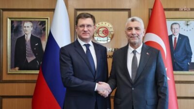 Ticaret Bakanı Ömer Bolat, Rusya Başbakan Yardımcısı Aleksandr Novak ile