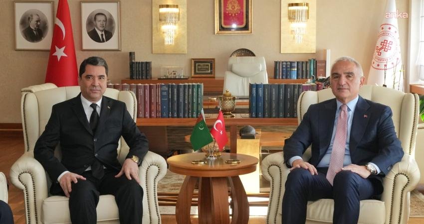 Kültür ve Turizm Bakanı Mehmet Nuri Ersoy, Türkmenistan Kültür Bakanı Atageldi