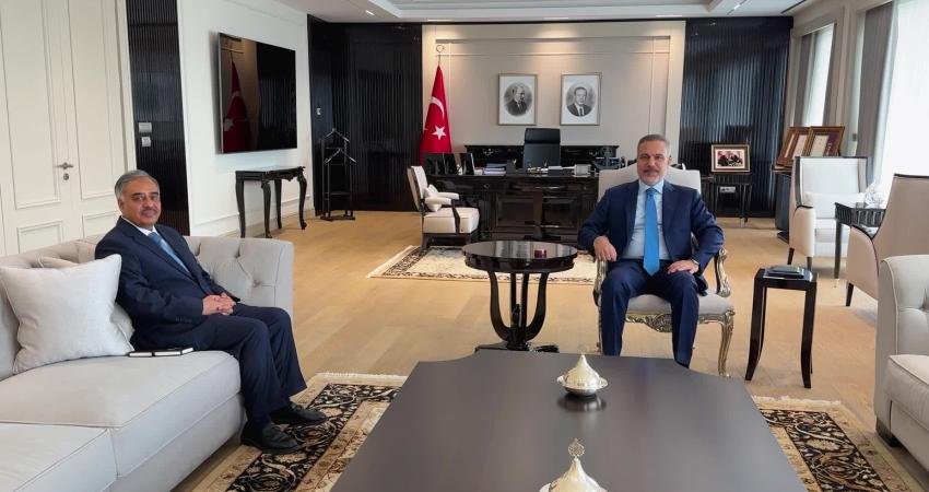 Dışişleri Bakanı Hakan Fidan, D-8 Genel Sekreteri Büyükelçi Sohail Mahmood