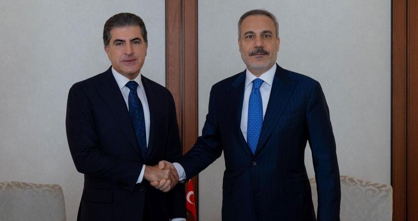 Dışişleri Bakanı Hakan Fidan, Irak Kürt Bölgesel Yönetimi (IKBY) Başkanı