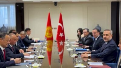 Dışişleri Bakanı Hakan Fidan, Kırgızistan Parlamento Başkanı Nurlanbek Turgunbek Uulu