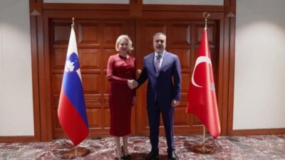 Dışişleri Bakanı Hakan Fidan, Türkiye'ye resmi ziyarette bulunan Slovenya Ulusal
