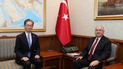 Milli Savunma Bakanı Yaşar Güler, Japonya'nın Ankara Büyükelçisi Masami Tamura