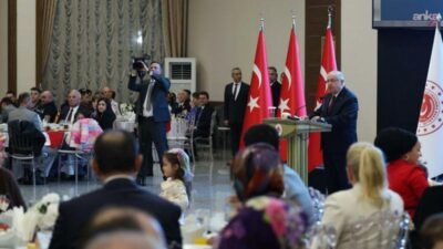 Milli Savunma Bakanı Yaşar Güler, şehit ve gazi aileleriyle iftarda bir