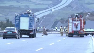 Balıkesir’de görev uçuşu sırasında kaza kırıma uğrayan F-16 savaş uçağının