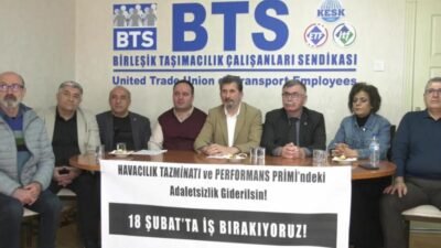 Birleşik Taşımacılık Çalışanları Sendikası (BTS) Genel Başkanı Tonguç Özkan, Devlet Hava